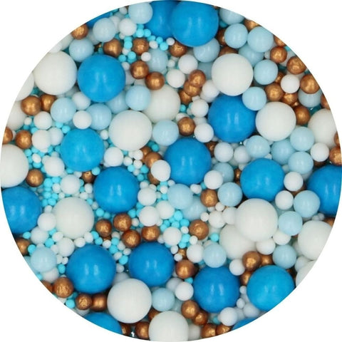 Blue Celebration Sprinkle Mix By Funcakes