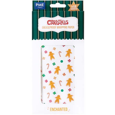 Christmas Parchment/Bento Paper - Gingerbread