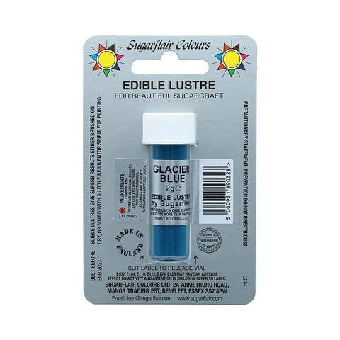 Glacier Blue Lustre by Sugarflair