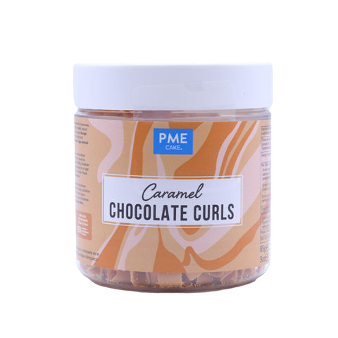 Caramel Chocolate Curls by PME