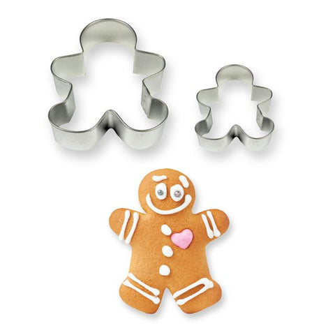 Gingerbread man cutter set of 2