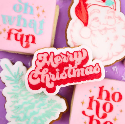 Groovy Merry Christmas Stamp & Cutter by Sweet Stamp