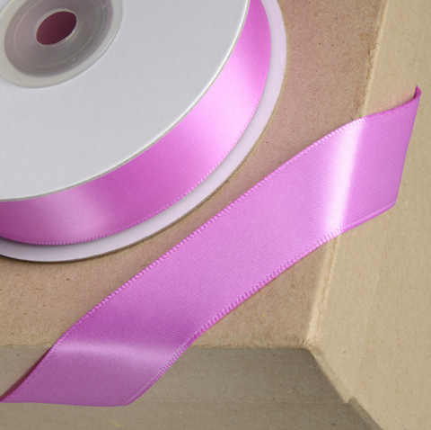 Orchid 15mm Satin Ribbon