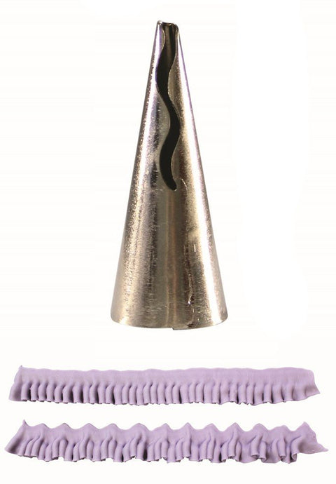 Frill Piping Nozzle - Single Waved Design FT080