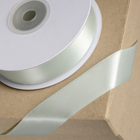 Sage 15mm Satin Ribbon