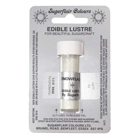 Snowflake Lustre by Sugarflair