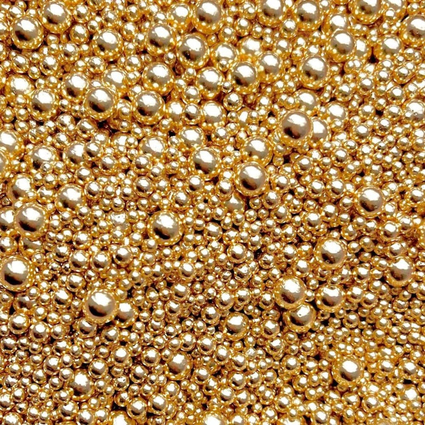 High Shine Gold Edible Sprinkle Mix 80g – Windsor Cakecraft