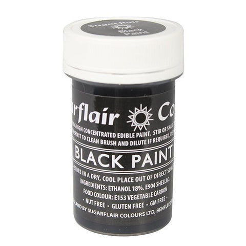 Black Edible Paint by Sugarflair