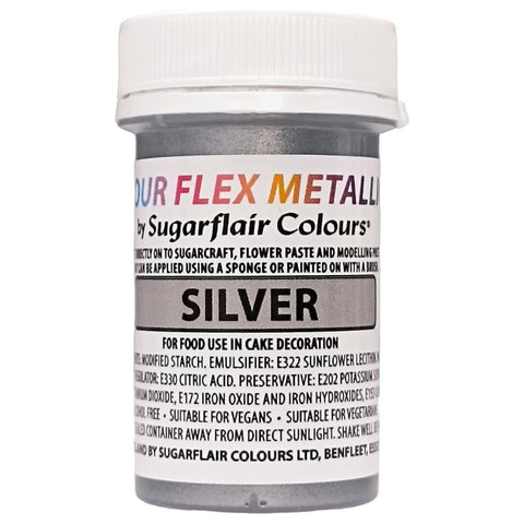 Silver Edible Paint By Sugarflair