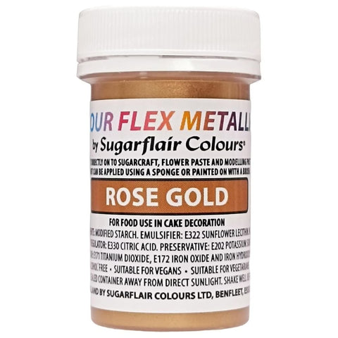 Rose Gold Edible Paint By Sugarflair