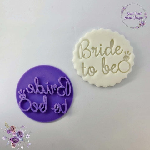 Bride to Be Cupcake Embosser by Sweet Treats