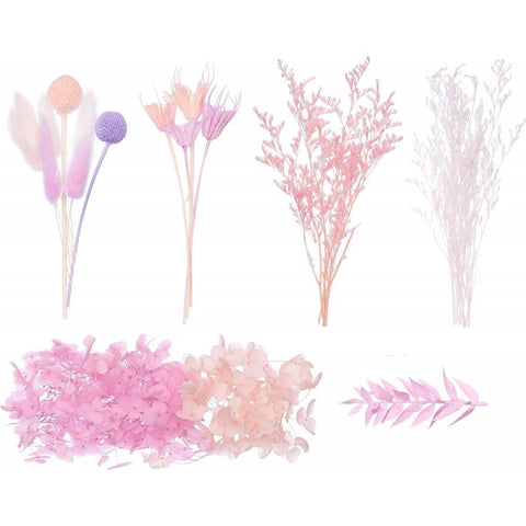Dried Flower Box - Pink, Lilac & White