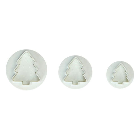 Christmas Tree Plunger Cutters by Wilton