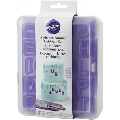 Alphabet & Number Cutter Set by Wilton