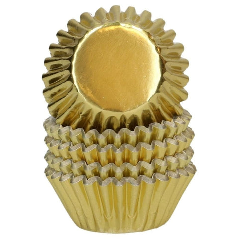 Gold Foil Mini Cupcake Cases Pack of 160