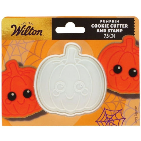 Pumpkin Cookie Cutter with Stamp