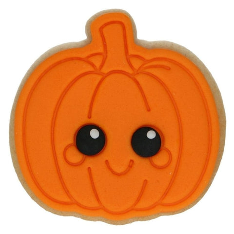 Pumpkin Cookie Cutter with Stamp