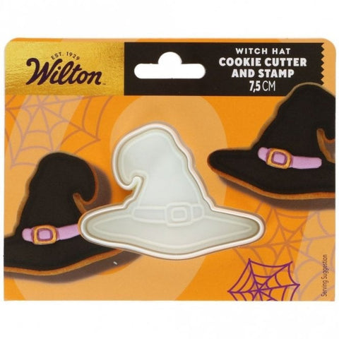 Witch Hat Cookie Cutter with Stamp