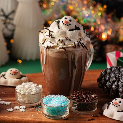 Melting Snowman Hot Chocolate Decorating Kit